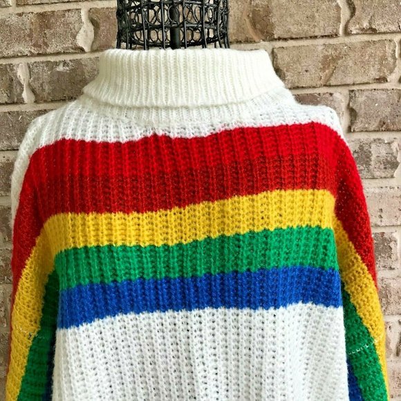 🌈Fantastic Fawn Rainbow Sweater - Picture 6 of 12